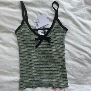 Rouje Green Tank Tops